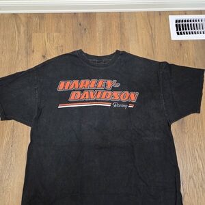 Harley-Davidson Black Racing T-Shirt for Men